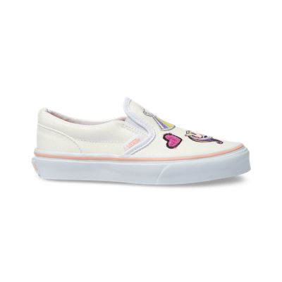 Vans Kids Shoes Kids Unicorn Alien Slip-On Glitter/True White