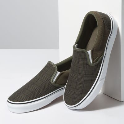 Vans Men Shoes Suiting Slip-On Grape Leaf/True White