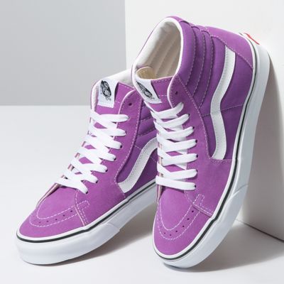 Vans Women Shoes Sk8-Hi Dewberry/True White