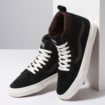 Vans Men Shoes Sk8-Hi MTE Black/Chocolate Torte