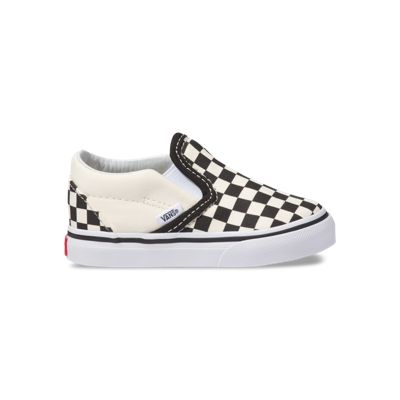 Vans Kids Shoes Toddler Checkerboard Slip-On Black/Off White/White