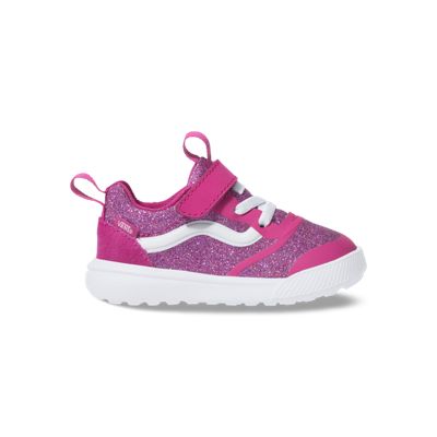Vans Kids Shoes Toddler Glitter Textile UltraRange Rapidweld Pink/True White