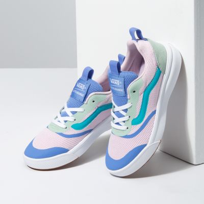 Vans Kids Shoes Kids Color Block UltraRange Rapidweld Lilac Snow/Ultramarine