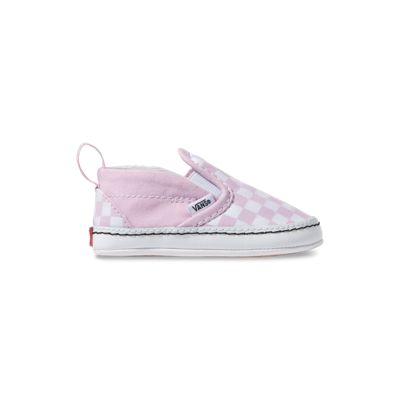 Vans Kids Shoes Infant Checkerboard Slip-On V Crib Lilac Snow/True White